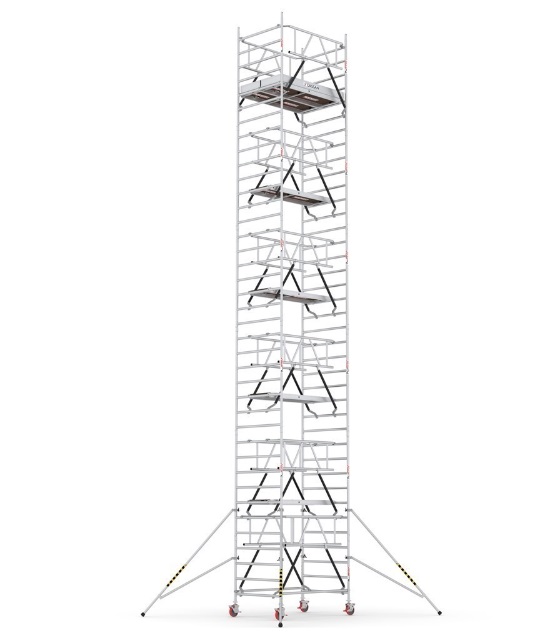 פיגום נייד 10 מטר אלומיניום תקן חדש למכירה